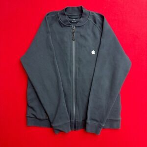 Apple Employee Exclusive‎ Full Zip Track Jacket Navy Blue Tech Promo Mens Small